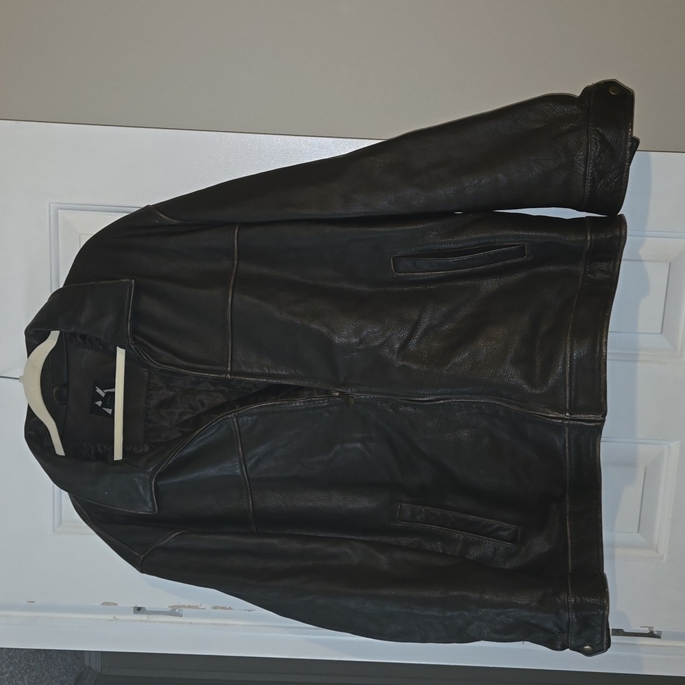Mens leather jacket